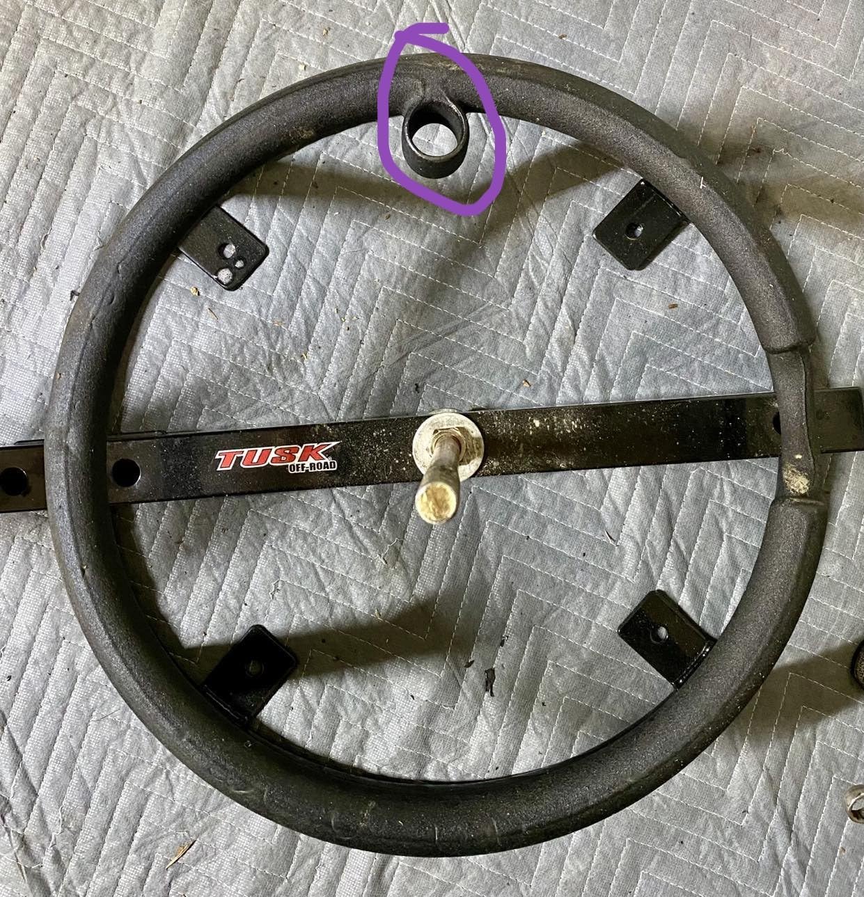 Tusk Portable Motorcycle Tire Changing Stand and Bead Breaker, Wheel Service Tool for Tire Removal and Installation customer photo 1