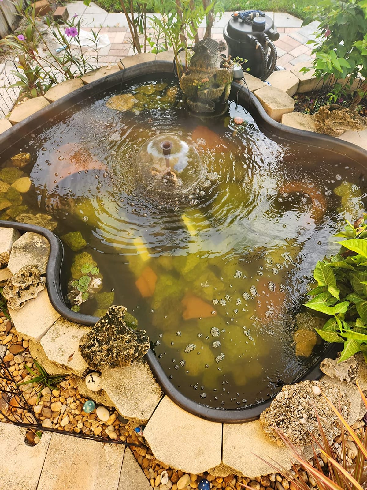 Flexzion Pond UV Lights for Outdoor Ponds - 18W Medium Light, 5283-Gal Capacity, 2500L/H UV Pond Clarifier customer photo 1