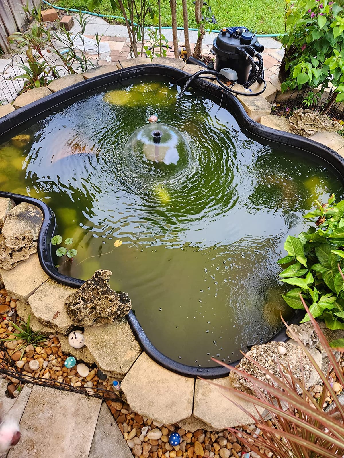 Flexzion Pond UV Lights for Outdoor Ponds - 18W Medium Light, 5283-Gal Capacity, 2500L/H UV Pond Clarifier customer photo 2