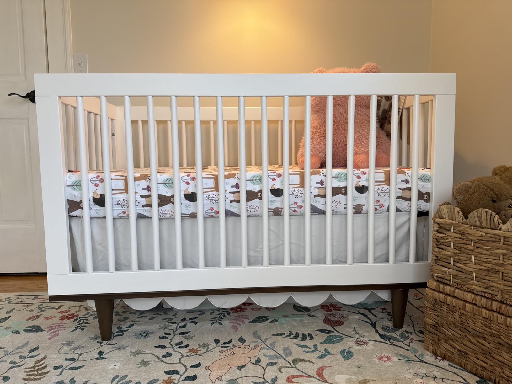 Babyletto Gelato 4-in-1 Baby Crib, Washed Natural & White - GREENGUARD Gold Certified Convertible Crib customer photo 1