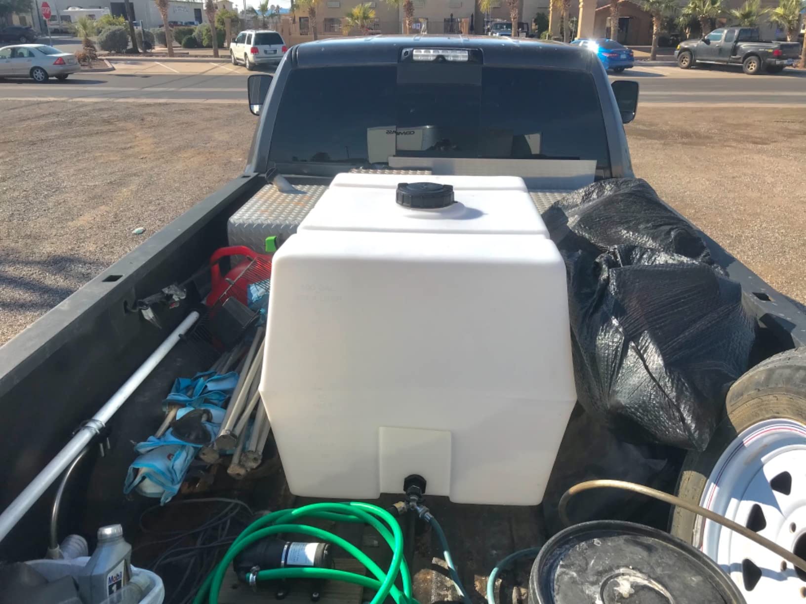 RomoTech 82123919 50 Gallon Square Polyethylene Water Storage Tank customer photo 2