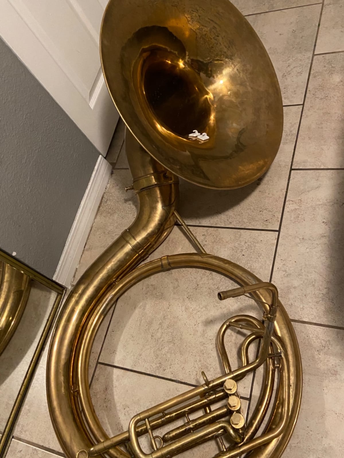 Nautical Mart Sousaphone | Full Brass | BB Key | Includes Mouthpiece & Case | Affordable & Fun for Beginners | Gold, Yellow Finishes Musical Instrument customer photo 1