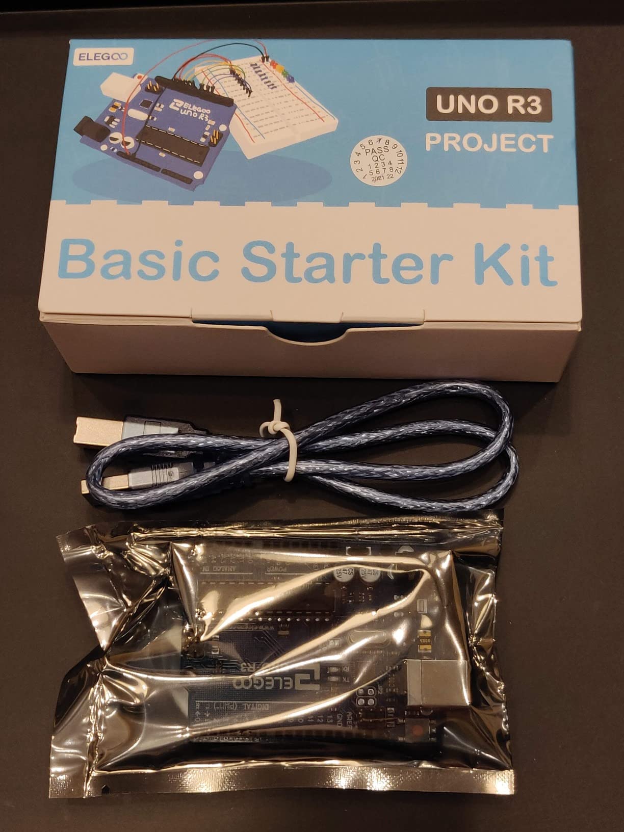 ELEGOO UNO R3 Basic Starter Kit with Tutorial Compatible with Arduino IDE | PDF Tutorial, Basic Electronic Components Kit for Arduino Beginner, Learn Coding with Guided Projects customer photo 2
