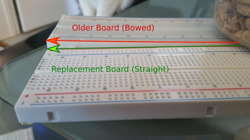 ELEGOO 3pcs Breadboard 830 Point Solderless Prototype PCB Board Kit | Compatible with Arduino, Proto Shield Distribution Connecting Blocks, 4 Power Rails, Side Clips, Adhesive Backs customer photo 1