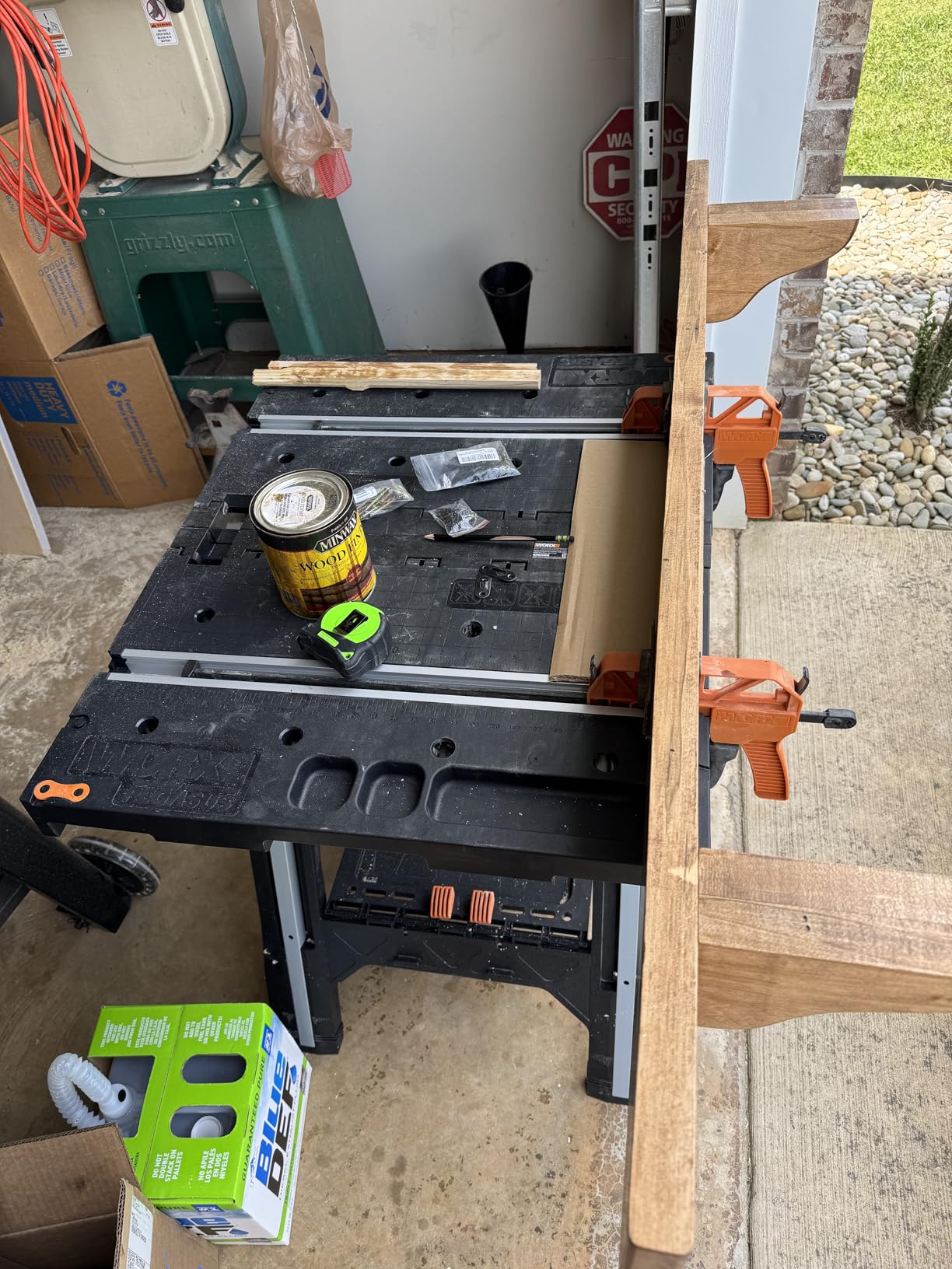 WORX Portable Folding Workbench, 2-in-1 Pegasus Table & Sawhorse, WX051 customer photo 1