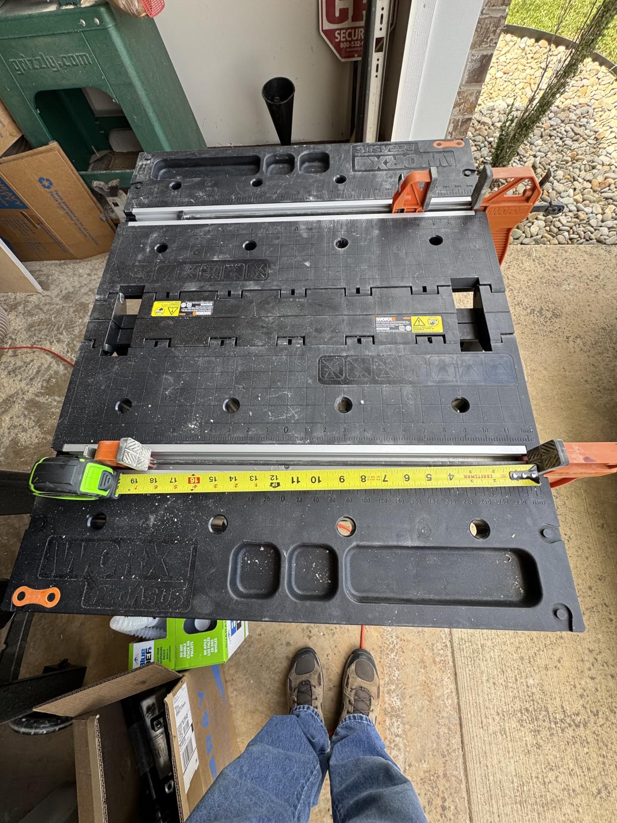 WORX Portable Folding Workbench, 2-in-1 Pegasus Table & Sawhorse, WX051 customer photo 2