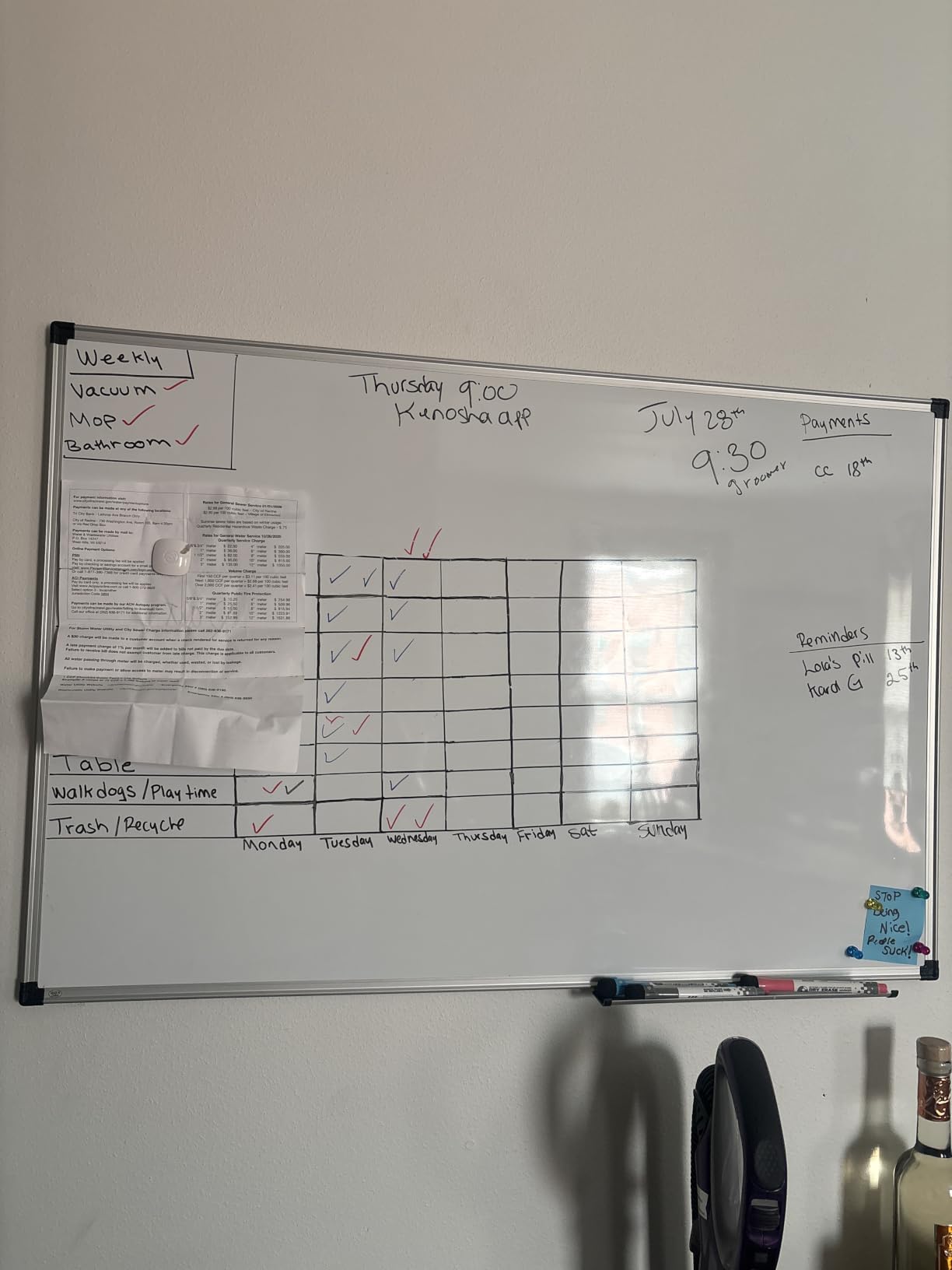 XBoard Magnetic Dry Erase Whiteboard 48 x 36 Inch, 4' x 3' Premium White Board for Wall with Marker Tray, Silver Aluminum Frame Presentation Board for Home Office Classroom customer photo 1