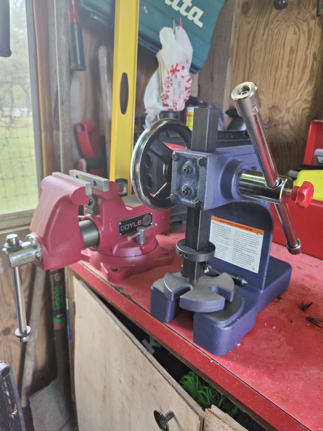 PALMGREN 9661101-1 Ton Arbor Press w/Depth Stop customer photo 2