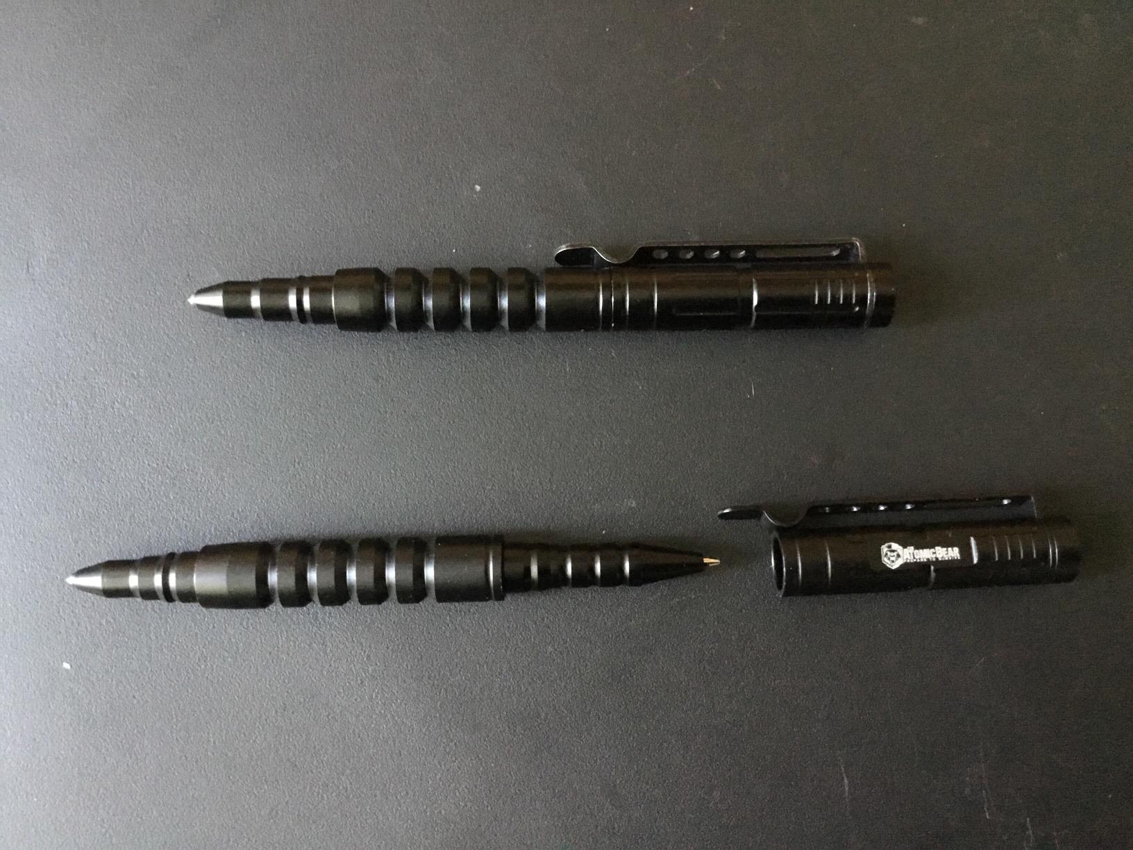 The Atomic Bear Tactical Pen - Pen With Window Breaker - Used in Police and Military Gear - Ballpoint Pens with Free 2nd ink refill customer photo 1