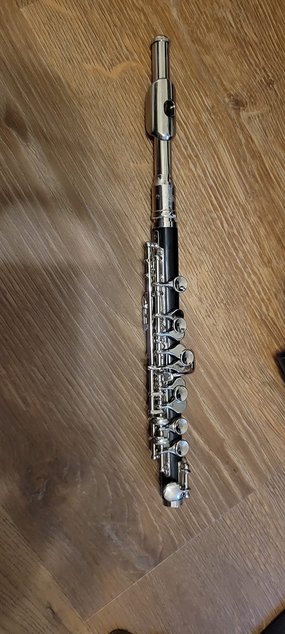 Paititi Professional Centertone Composite Wood Piccolo Flute Silver Plated Head Joint Ebonite Composite Wood Body with Case customer photo 1