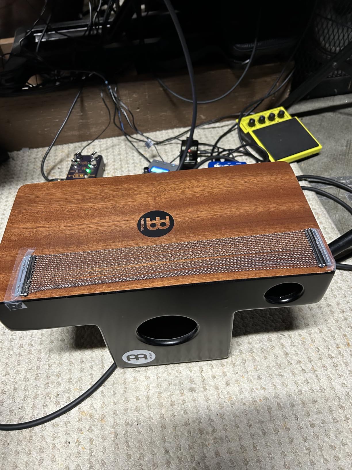 Meinl Pickup Slaptop Cajon Box Drum with Internal Snares and Forward Projecting Sound Ports - Mahogany Playing Surface, 2-YEAR WARRANTY (PTOPCAJ4MH-M) customer photo 1