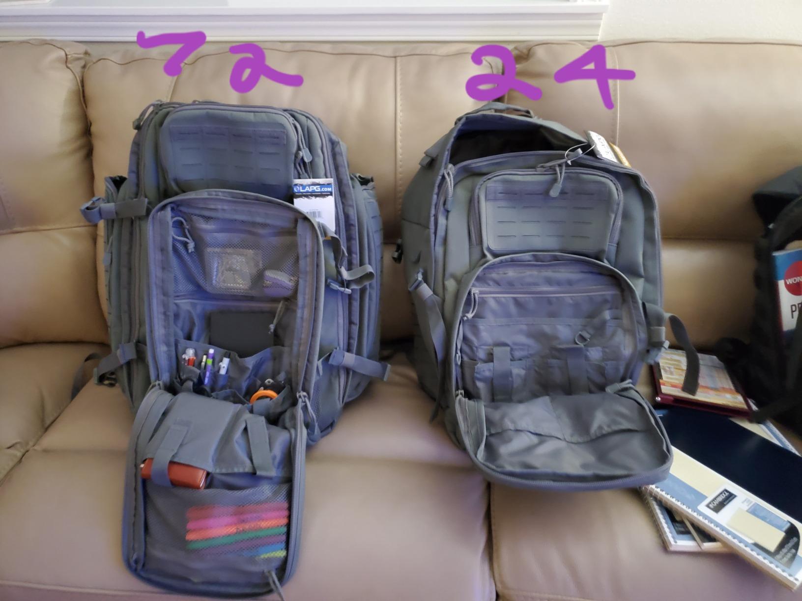 LA Police Gear Atlas 72 Hour Tactical Large Backpack, Bug Out Bag with MOLLE System customer photo 2