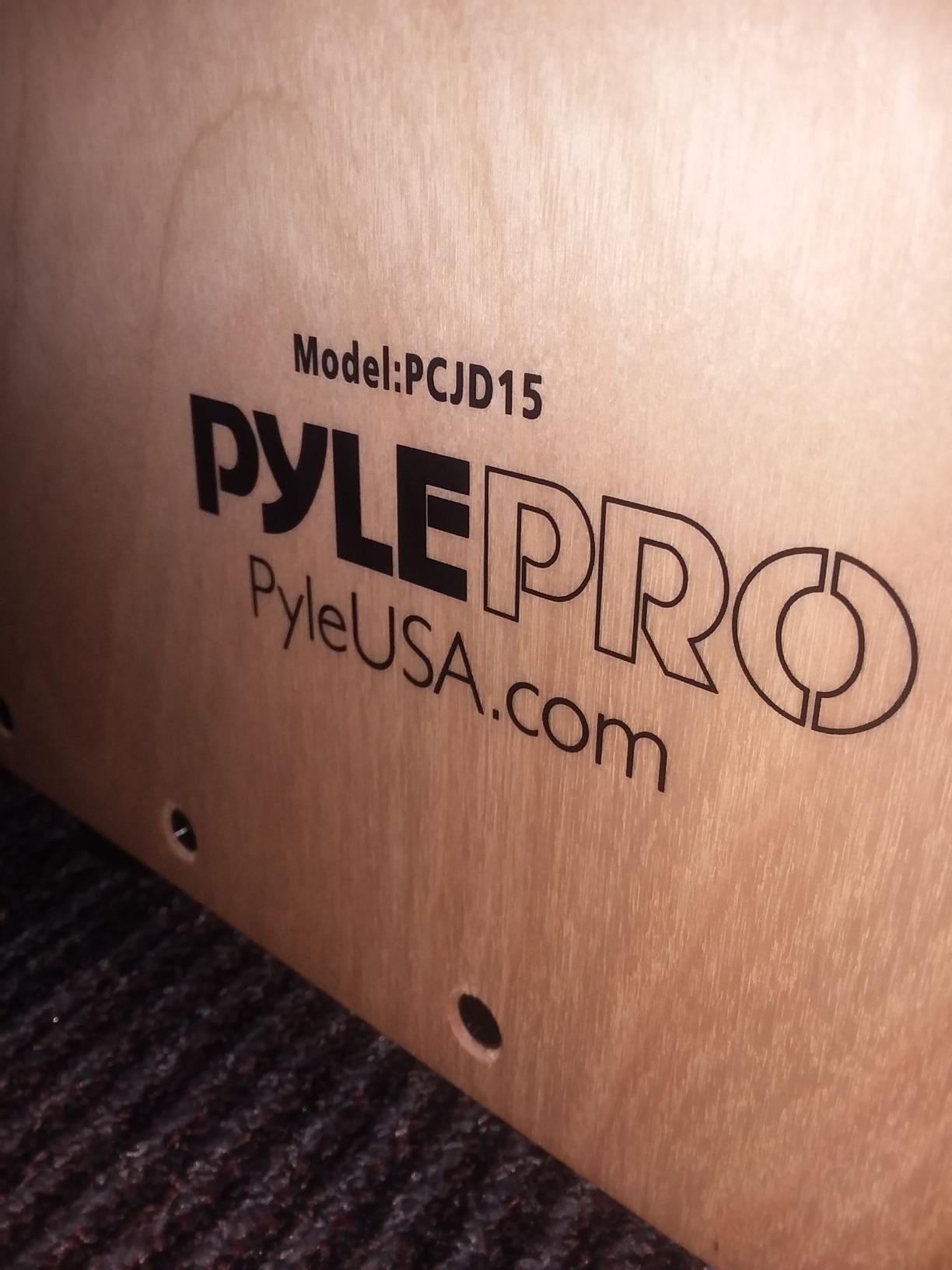 Pyle Stringed Jam Cajon, Handcrafted Birch Wood Percussion Box with Internal Guitar Strings, Compact & Lightweight Acoustic Drum, Anti-Vibration Feet, Brown (PCJD15) customer photo 2