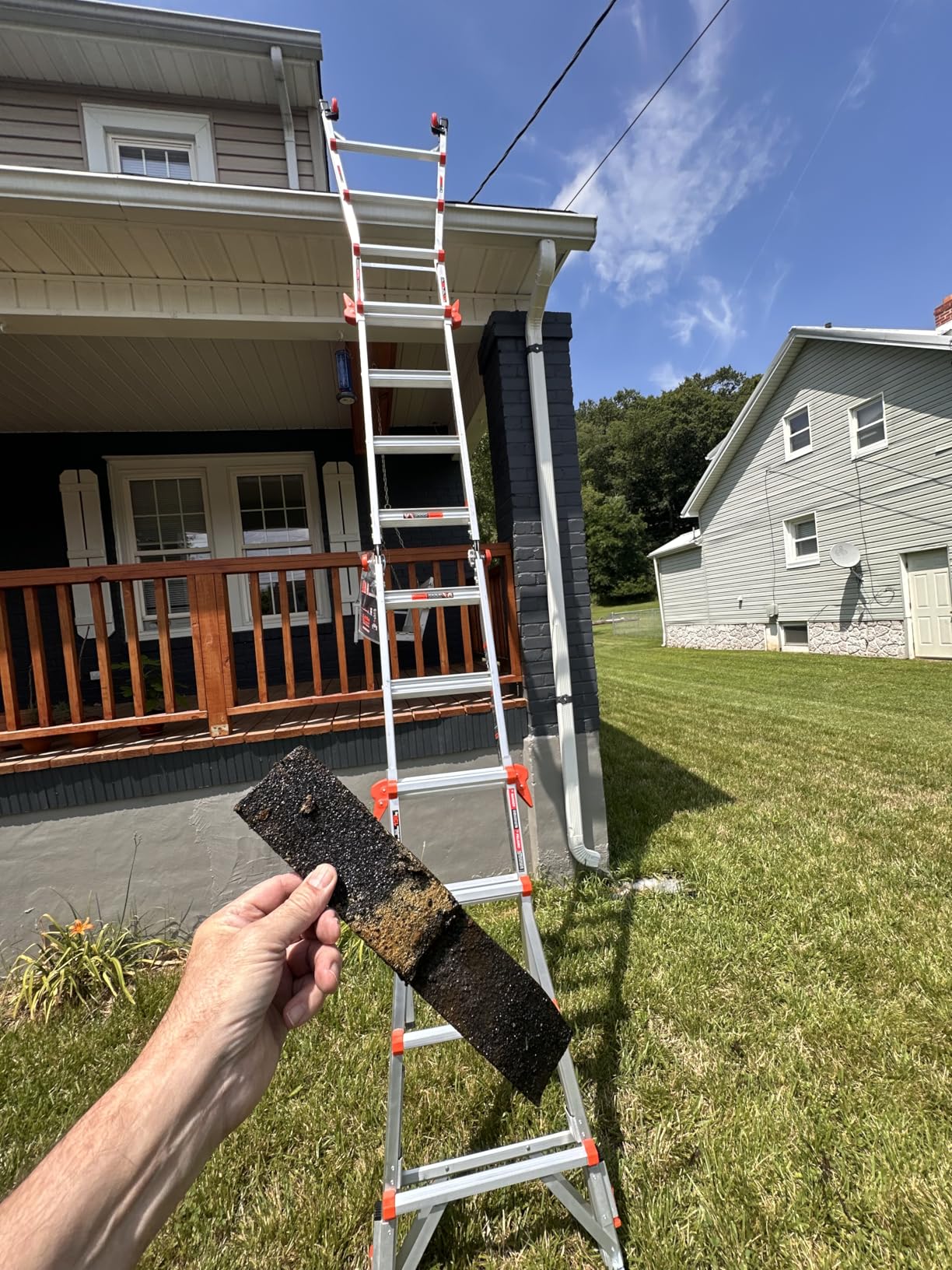 Little Giant Ladders Velocity, 22-Ft Folding Multi-Position Ladder, Aluminum, 300 lb Load Capacity, Type 1A Extra Heavy Duty, 22-Ft Reach, with Ratchet Levelers and Wheels (15422-801) customer photo 1