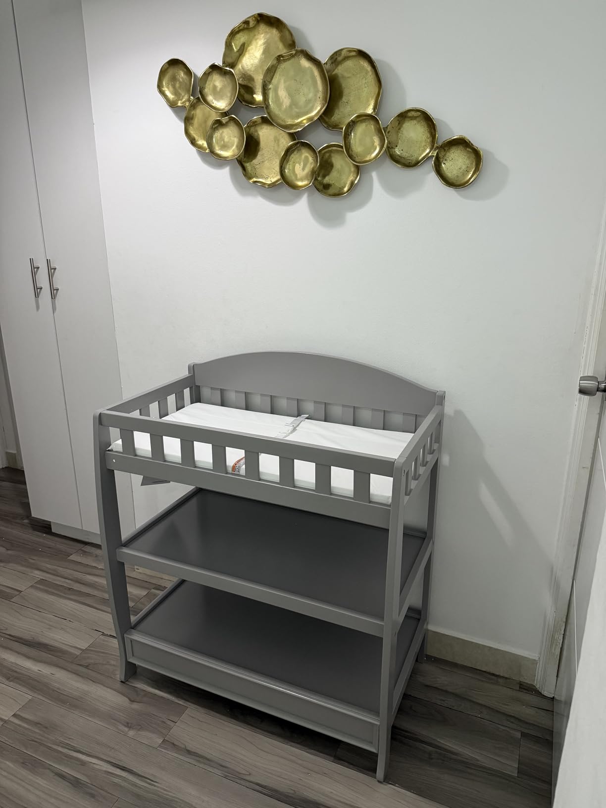 Delta Children Infant Changing Table with Pad, Grey customer photo 2