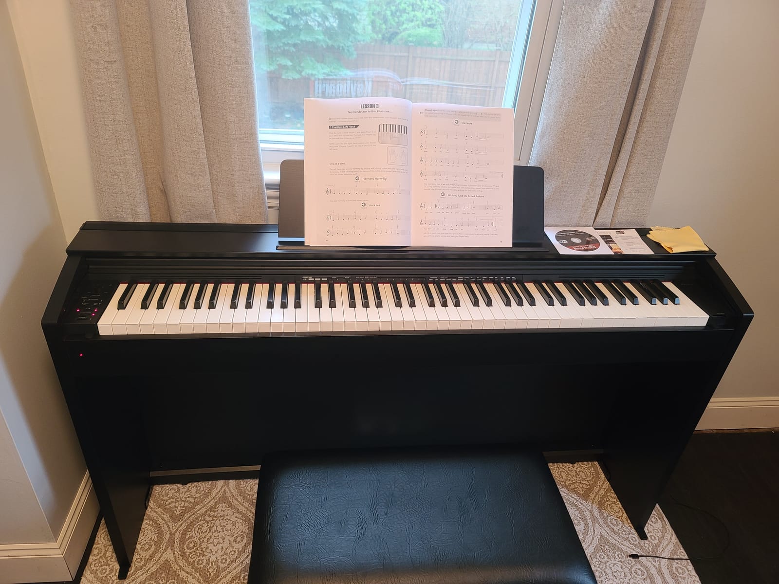 Casio Privia PX-870 88-Key Weighted Console Digital Piano (Black) customer photo 1