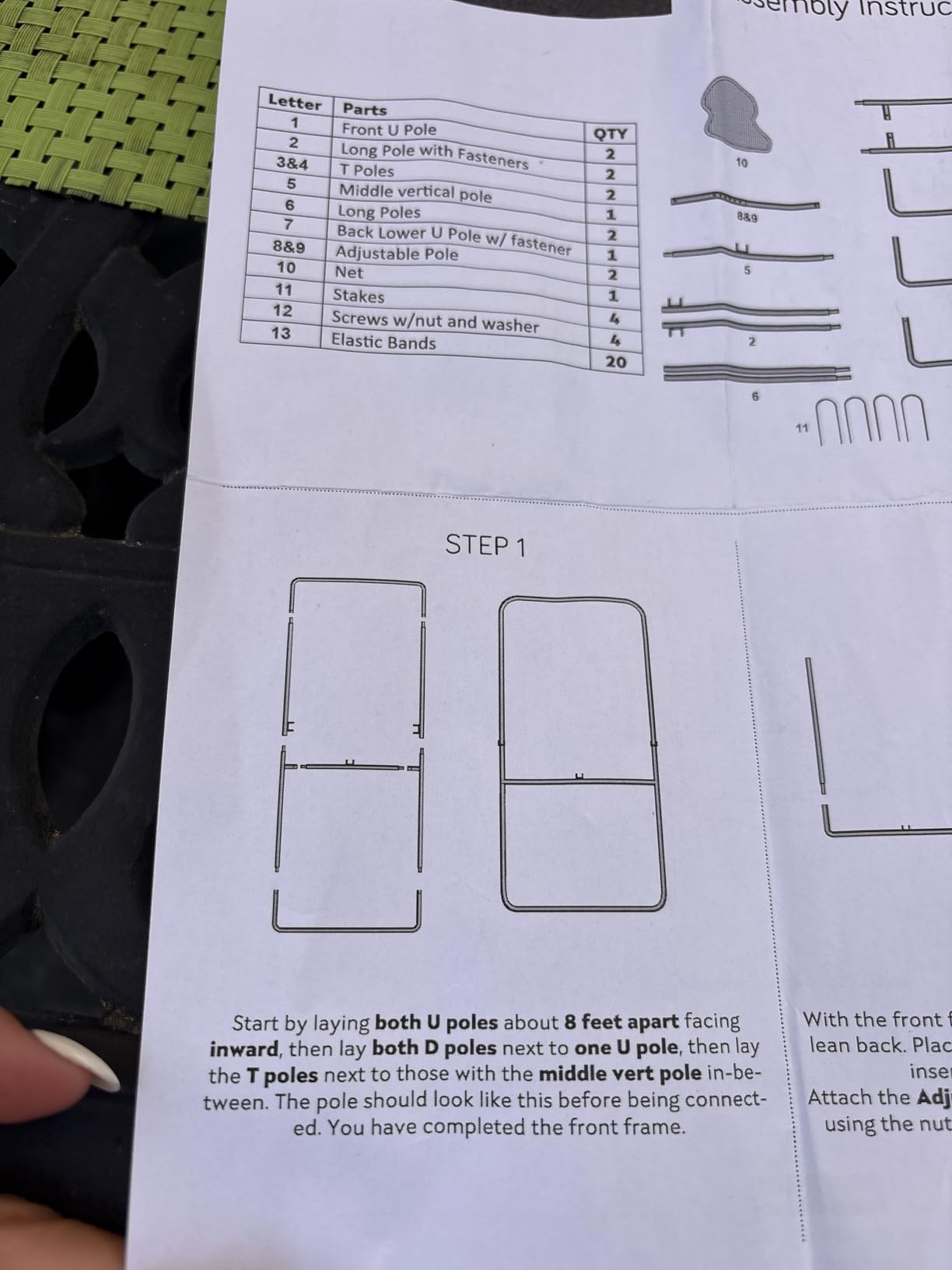 4' Lacrosse Bounce Back Rebounder Pitch Back Ball Return Training Screen by Trademark Innovations customer photo 2