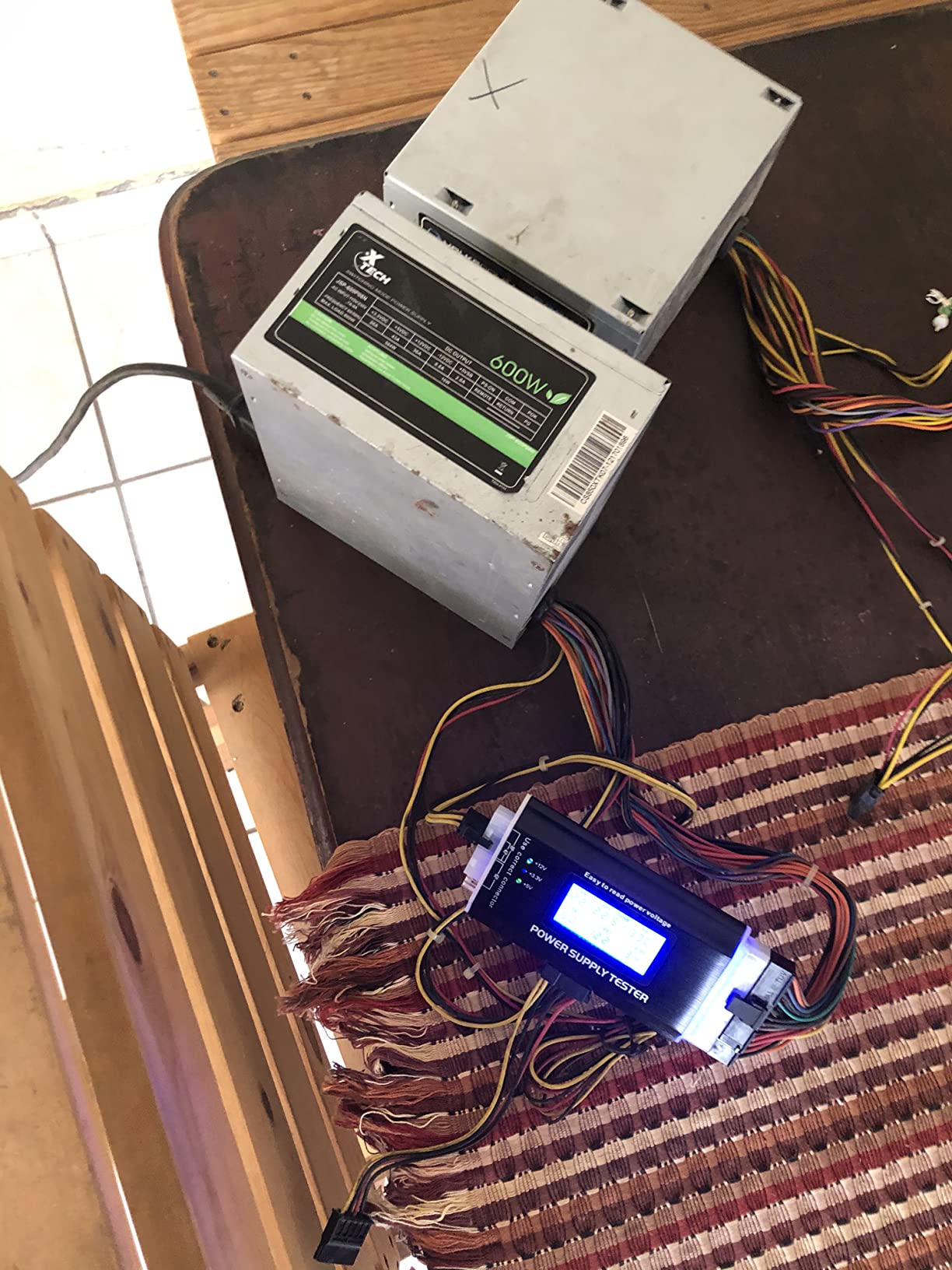 Computer PC Power Supply Tester | 1.8'' LCD Screen, Aluminum Alloy Enclosure, ATX/ITX/IDE/HDD/SATA/BYI Connectors Power Supply Tester customer photo 2