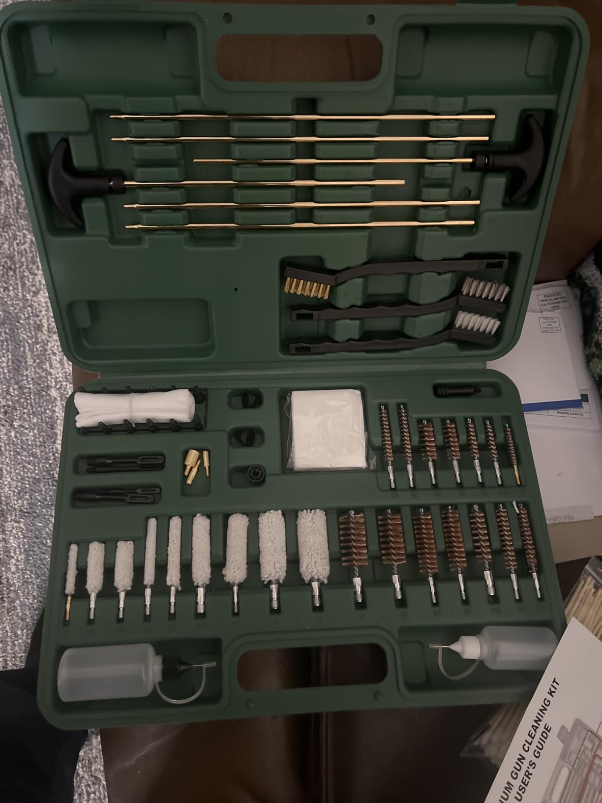 iunio Gun Cleaning Kit, Universal Gun Cleaning Kit for All Caliber Shotgun Pistol Rifle customer photo 2