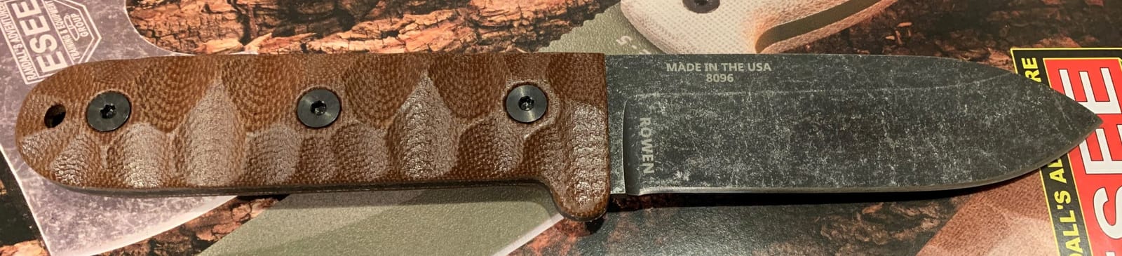 ESEE PR4 Fixed Blade Survival Knife - Field Tested, Durable and Reliable Bushcraft Knife with Dark Tan Sheath, Ideal for Survival, Outdoor Use, and EDC customer photo 1