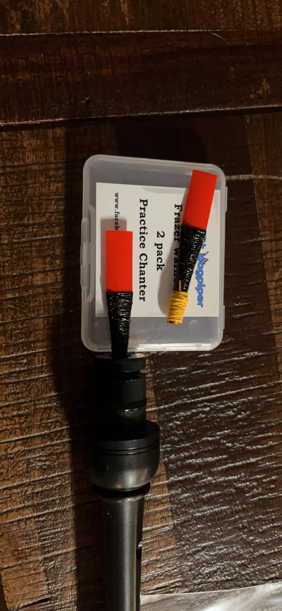 Practice Chanter Reed (2) reeds plus special tube | RG Hardie Barefoot bagpiper bagpipe lessons bagpipes for beginners adult McCallum customer photo 2