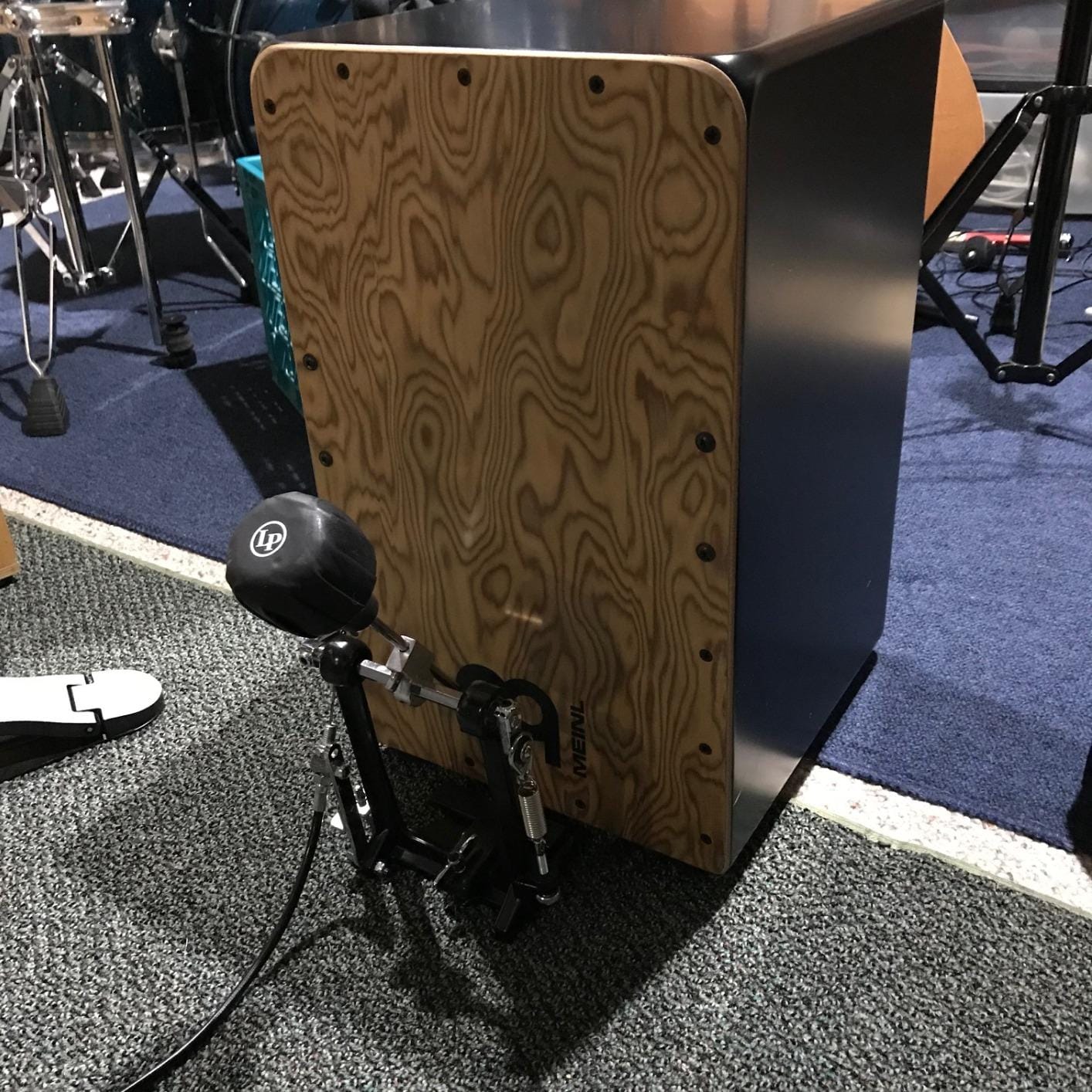 Meinl Pickup Cajon Box Drum with Internal Strings for Snare Effect - Makah Burl Frontplate / Baltic Birch Body, Woodcraft Professional (PWCP100MB) customer photo 2