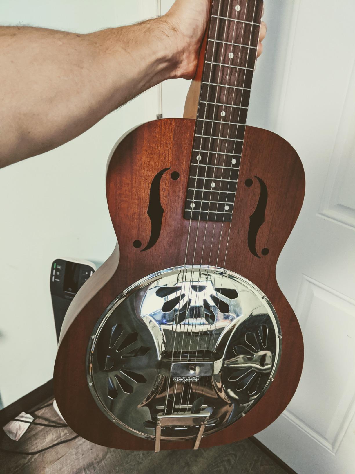Gretsch G9210 Boxcar Square-neck, Mahogany Body Resonator - Natural, Padauk Fingerboard customer photo 1