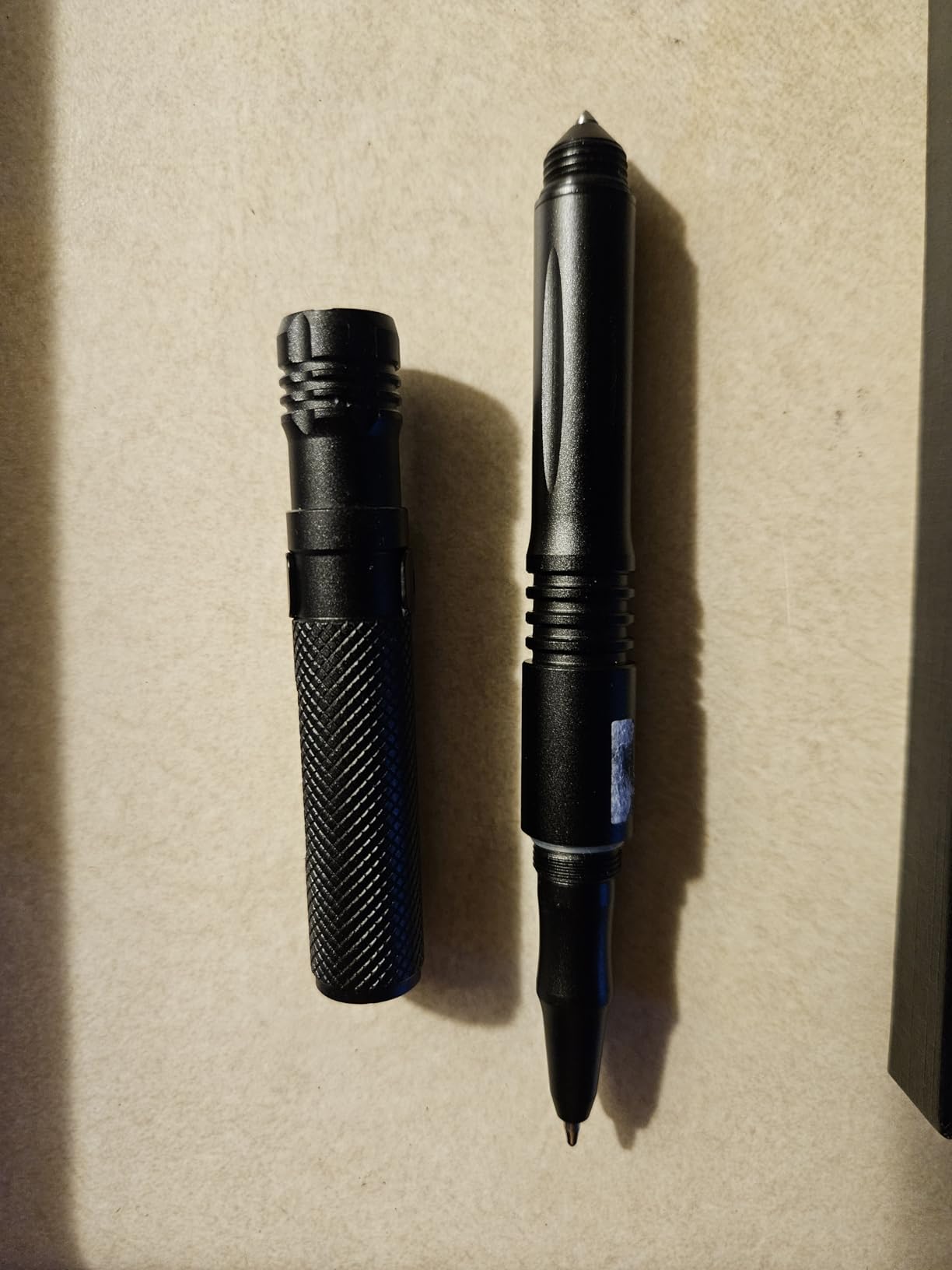 Tactical Pen - Self Defense Pen & Multi-tool Pen - Flashlight Survival Pen for Men & Women - Tactical Gear & Gift - Military EDC Pen + Glass Breaker + Bottle Opener - 3 Ink Refills + 12 Batteries customer photo 2