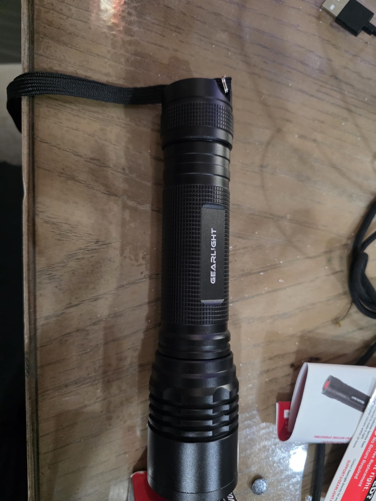 LED Flashlight High Lumens, Tactical Flashlight Battery Powered - Bright Handheld Flashlight for Camping, Hunting, Home, Security, Hiking, Walking at Night & Emergency Use customer photo 2