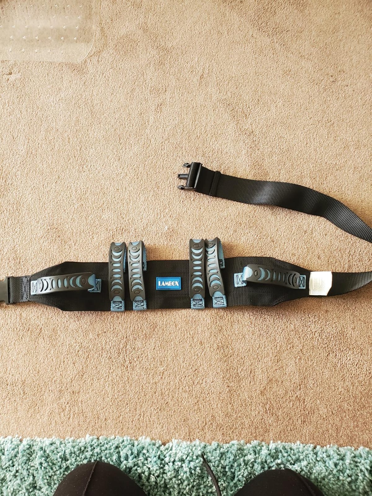 Patient Aid Gait Belt with Handles, Transfer & Lift Aid for Elderly & Therapy | Padded Handles for Secure Grip | Quick-Release Buckle | Transfer & Lift Assist for Elderly, PT & Rehab | Anti-Slip customer photo 2