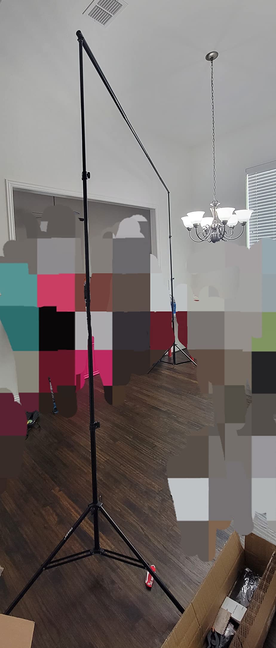 EMART Photo Backdrop Stand kit, 10 x 8.5 ft Back Drop Adjustable Frame for Photography, Photoshoot Banner Background Support Holder for Parties Dectoration customer photo 1