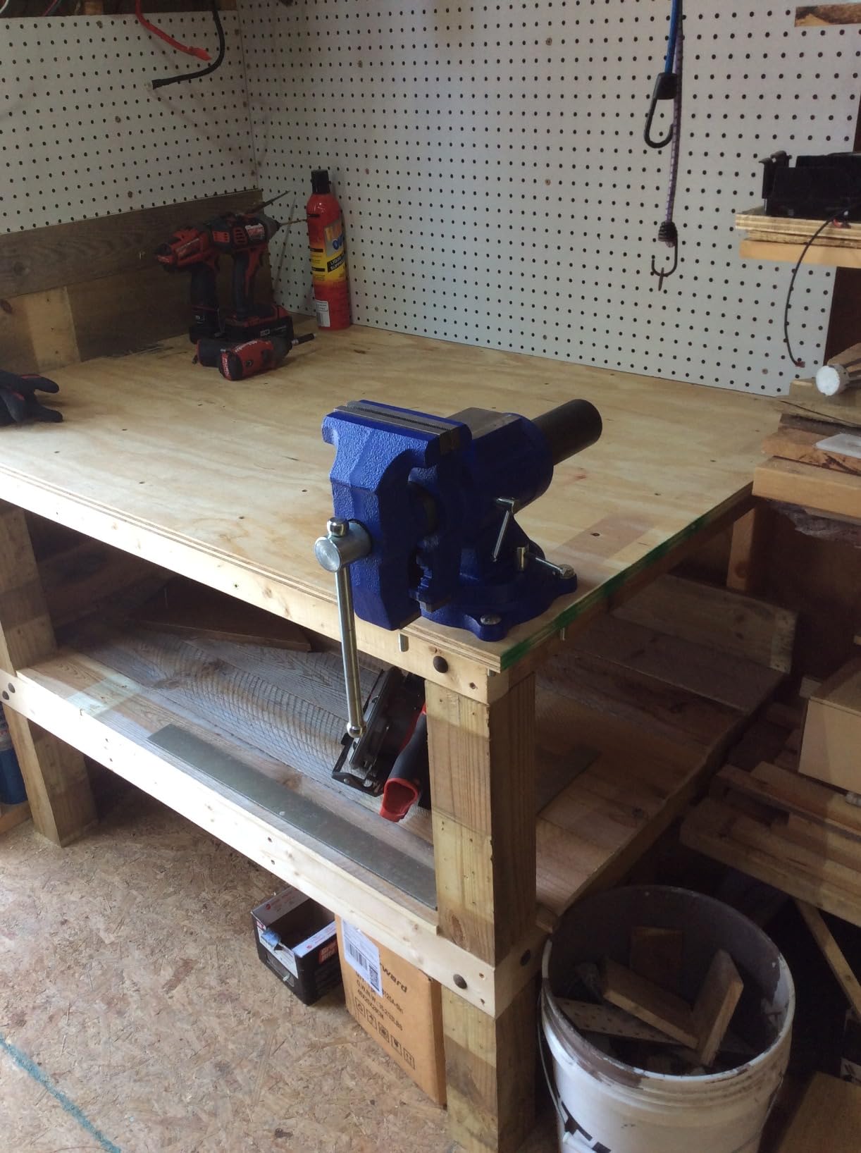 Forward DT08125A 5 Inch Heavy Duty Bench Vise with 360°Swivel Base and Head customer photo 2