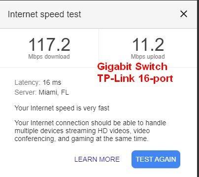 TP-Link TL-SG116, 16 Port Gigabit Ethernet Network Switch, Desktop/Wall-Mount, Fanless, Sturdy Metal w/ Shielded Ports, Traffic Optimization, Unmanaged (TL-SG116) customer photo 1