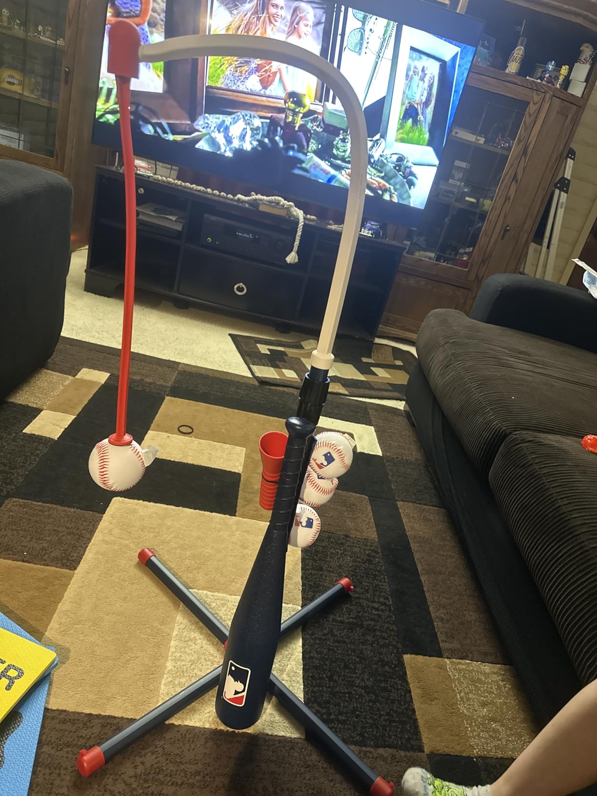 Franklin Sports Grow-with-Me Kids Baseball Batting Tee + Stand Set for Youth + Toddlers - Youth Baseball, Softball + Teeball Hitting Tee Set for Boys + Girls customer photo 1