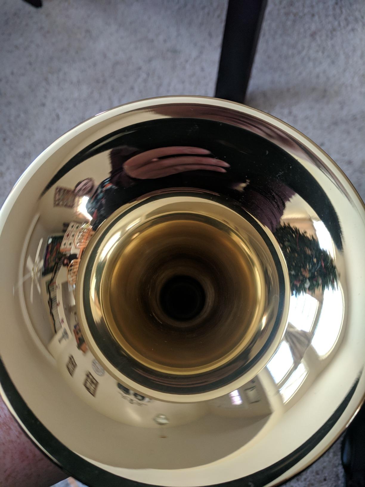 Eastar Bb Standard Trumpet Set for Beginner, Brass Student Trumpet Instrument with Hard Case, Cleaning Kit, 7C Mouthpiece and Gloves, ETR-380, Golden customer photo 1