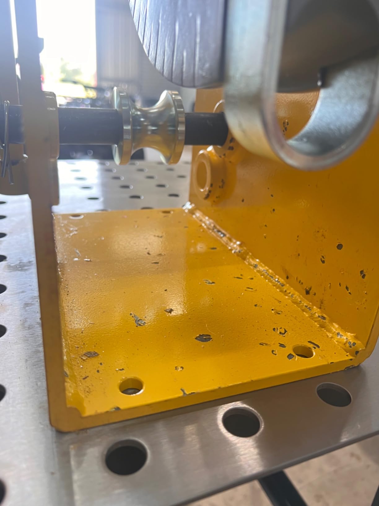 Hydraulic Round Tubing Bender, 90 Degree Bends for Roll Cages, 1.50 In. Die | 7 In Radius Aluminum Die With Degree Marks, Bends Mild Steel And Chromoly, Portable Under 50 Lbs, Interchangeable Die System customer photo 2
