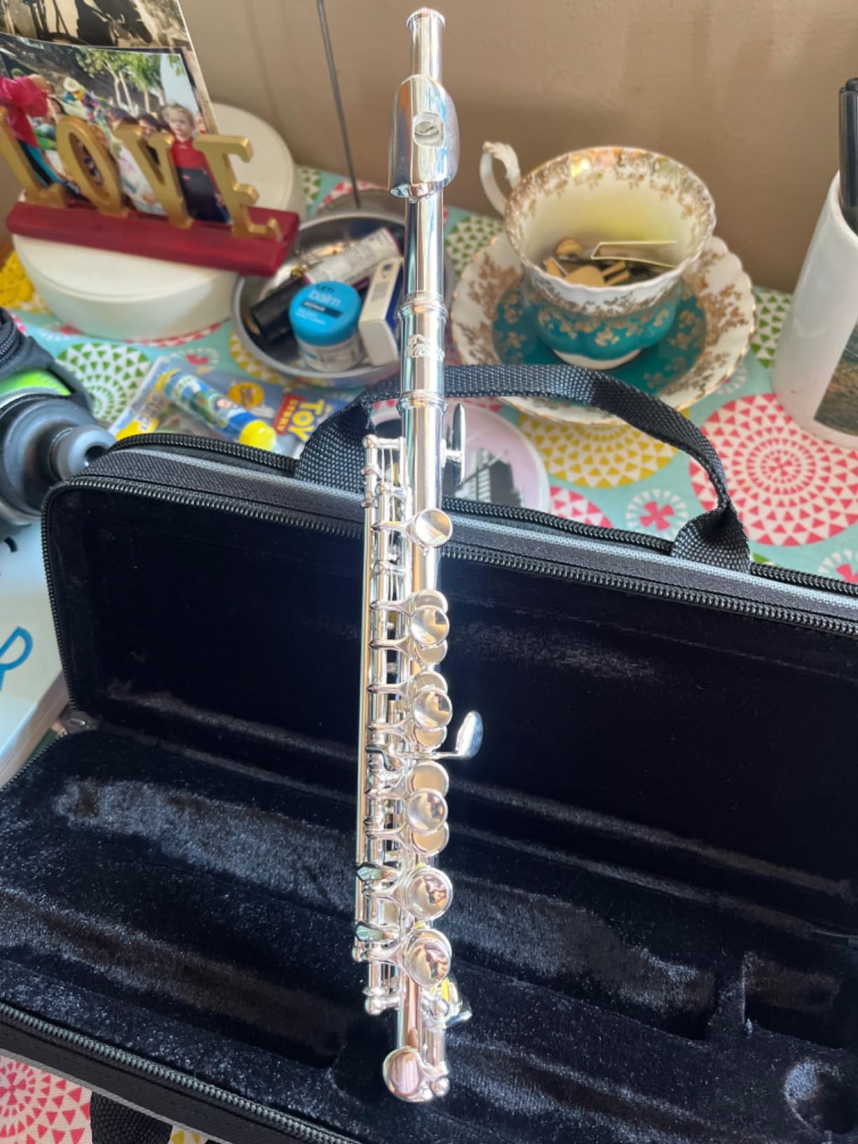 Eastar Key of C Beginner Student Piccolo, Case Full Kit, Nickel, EPC-1 customer photo 2