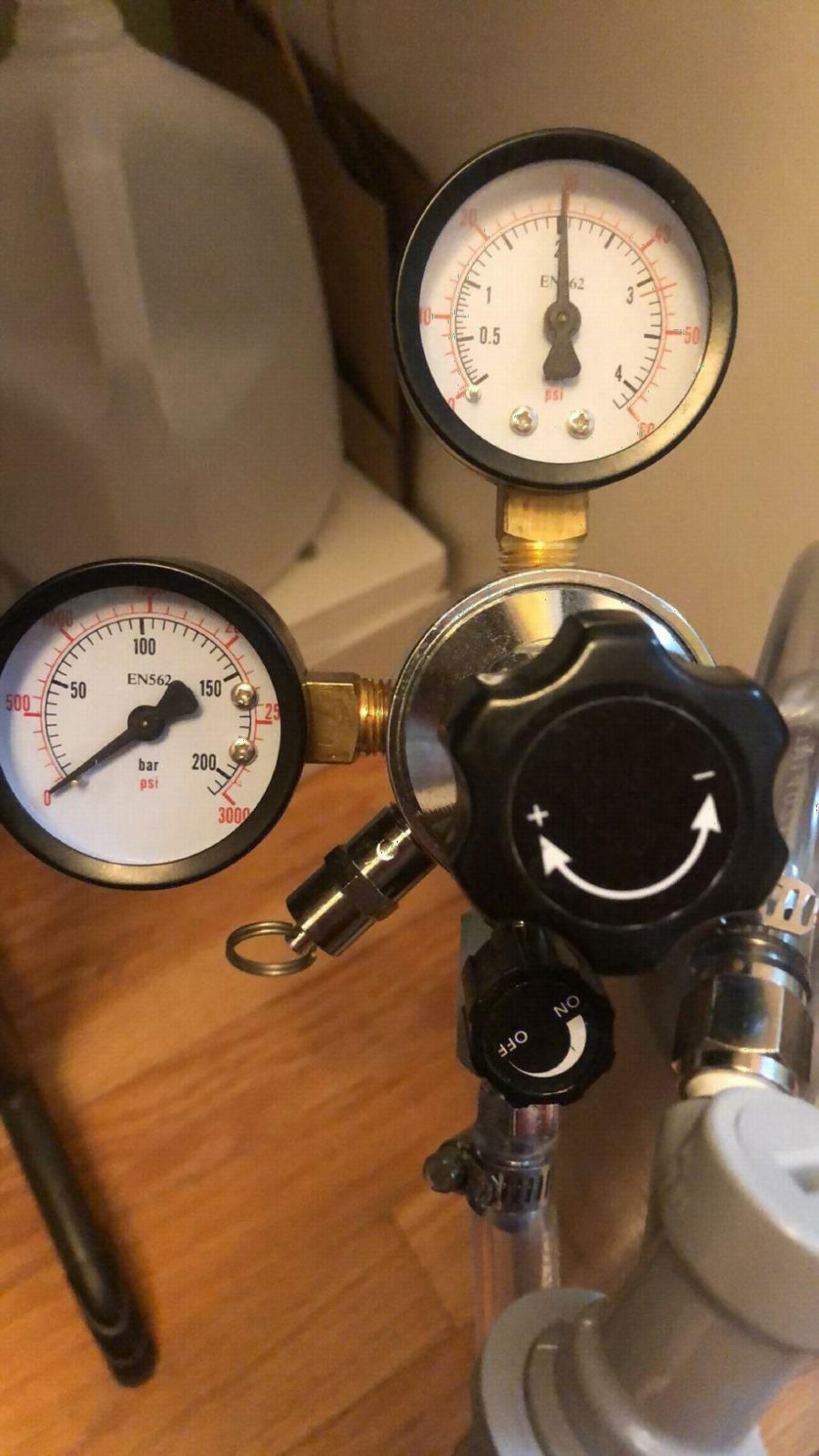 MRbrew 0-60PSI CGA-320 Keg CO2 Regulator with 5/16