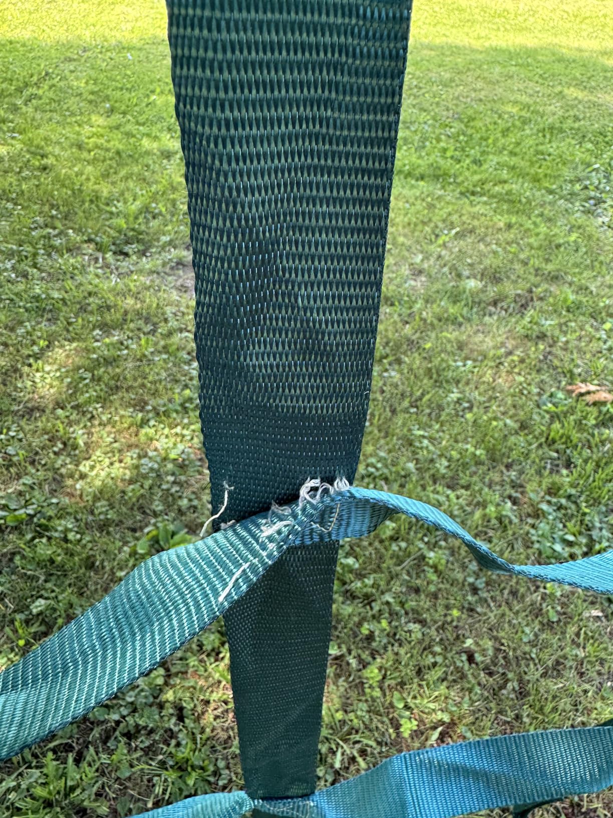 Trailblaze Ninja Warrior Obstacle Course for Kids - Ultimate Outdoor Fun 2x55 Ft Ninja Slackline Climbing Net Rope Ladder Trapeze Swing Monkey Bars - Durable and Safe Ninja Course for Kids Outside | 450lb Capacity customer photo 2