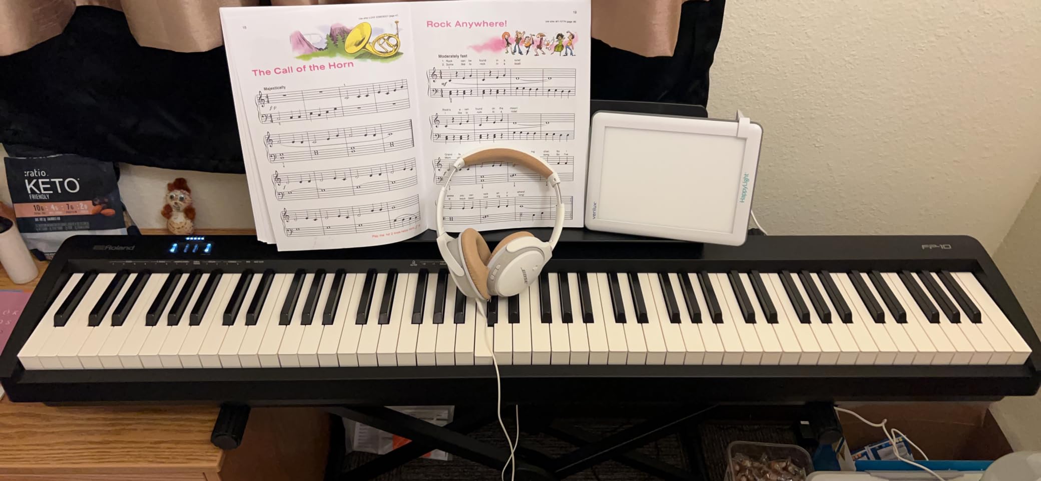 Roland FP-10 | Compact 88-Note Digital Piano | SuperNATURAL Piano Tones | Authentic Acoustic Feel Keyboard | Great for Beginners & Experienced Players | Bluetooth & MIDI Connectivity customer photo 1