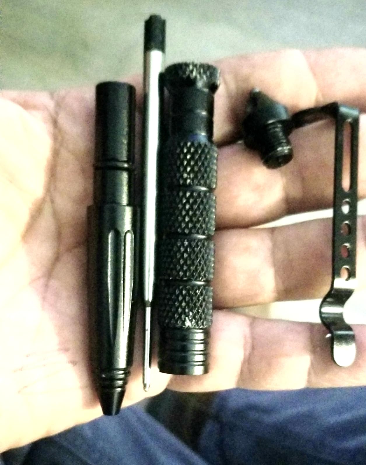 Military Tactical Pen, Professional Self Defense Pen, Emergency Glass Breaker Pen - Tungsten Steel, Writing EDC Survival Tool with 6 Refill customer photo 2