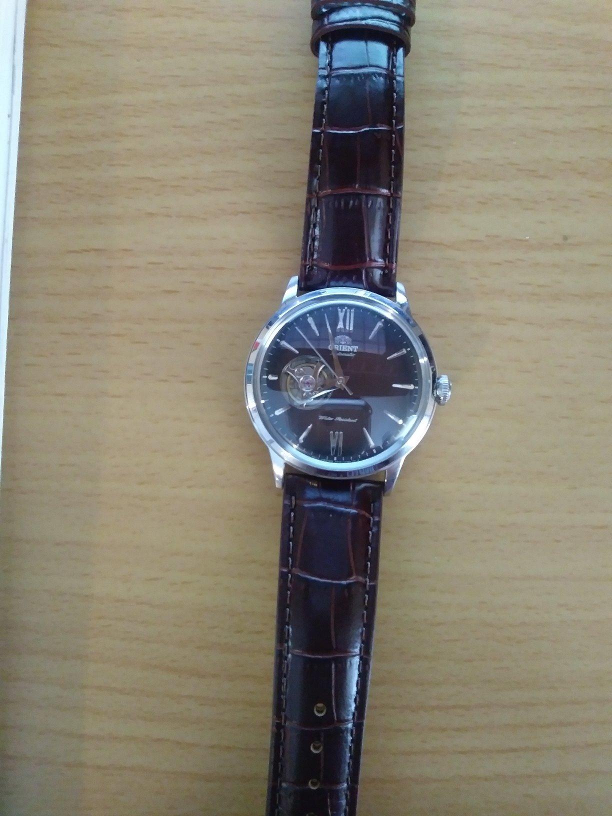 Helios | Automatic/Hand-Winding Movement | 40.5mm Case Diameter | Open-Heart Watch | Domed Mineral Crystal customer photo 2