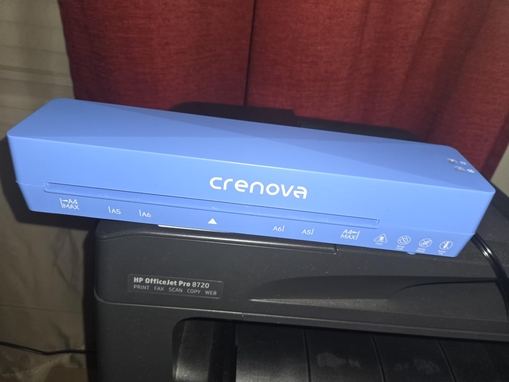 Crenova Laminator Machine with 10 Laminating Sheets, A4 Laminating Machine | Hot & Cold with Fast Warm Technology, Thermal Laminator 9 Inch for Home Office School Business Black customer photo 1