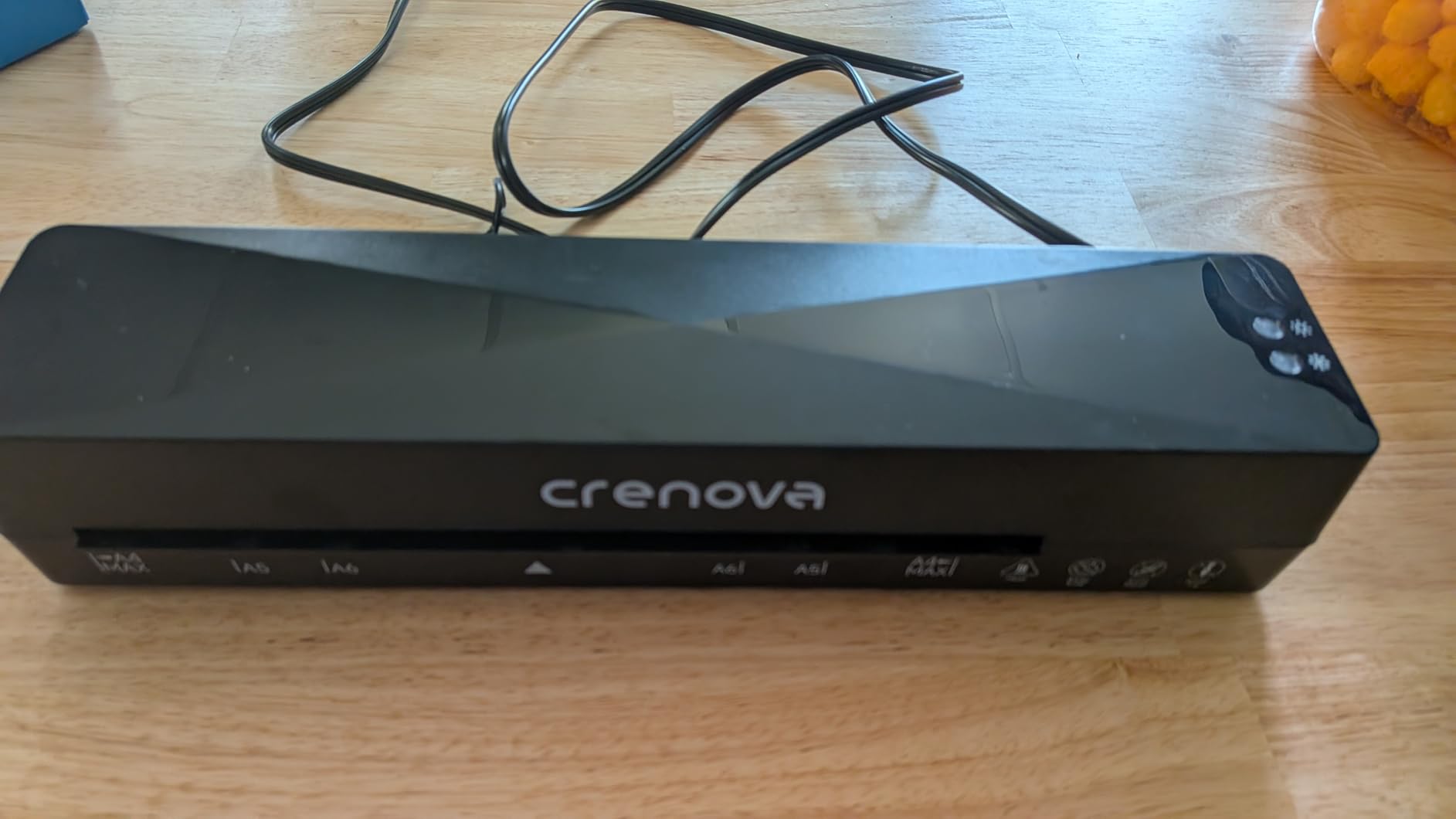 Crenova Laminator Machine with 10 Laminating Sheets, A4 Laminating Machine | Hot & Cold with Fast Warm Technology, Thermal Laminator 9 Inch for Home Office School Business Black customer photo 2