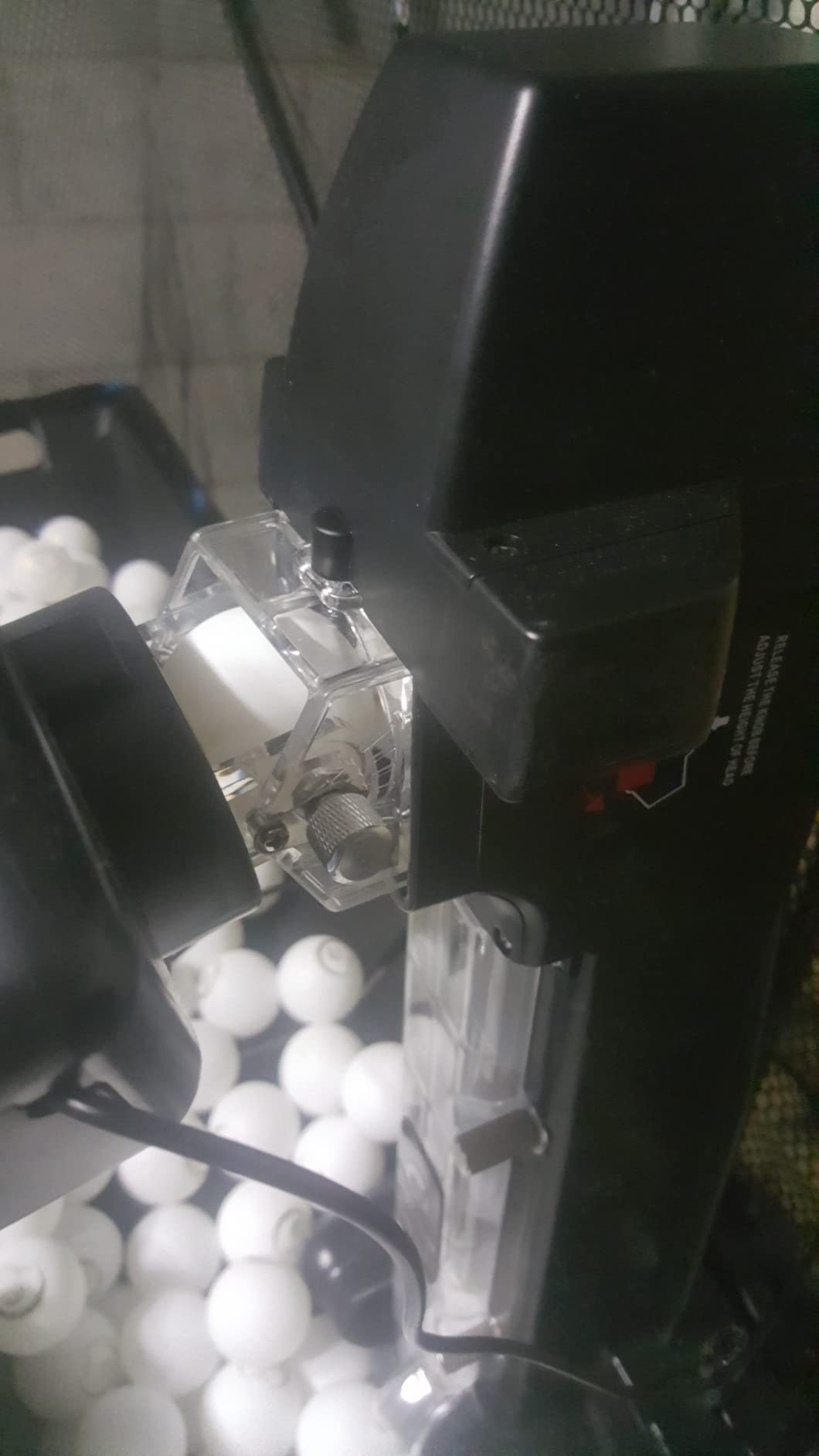Suz S201 Table Tennis Robot with Machine Recycling net and 200 Balls customer photo 1