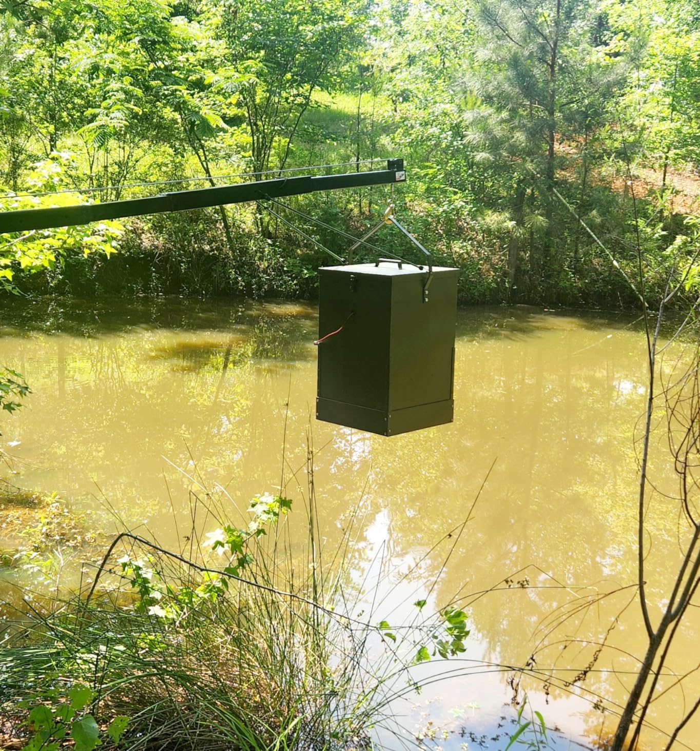 Texas Hunter 100lb. Capacity Hanging Wildlife Feeder - Model HF100W customer photo 1