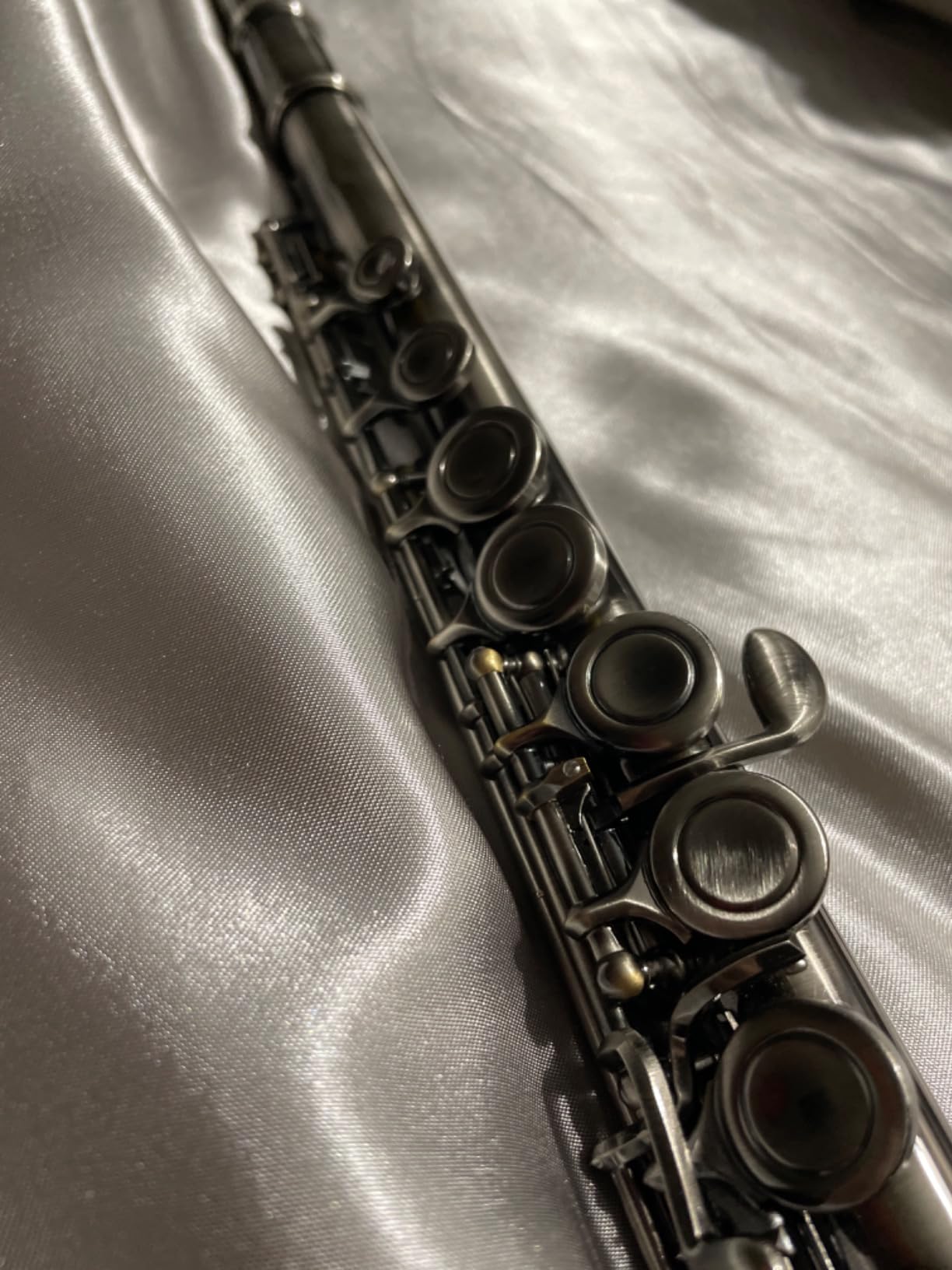 EASTROCK Open Hole Flutes C 16 Keys Silver Plated Flute Instrument for Beginner Kids Student with Carrying Case,Stand,Cleaning kit,Gloves,Tuning Rod(Open/Closed Hole,Silver Plated) customer photo 2