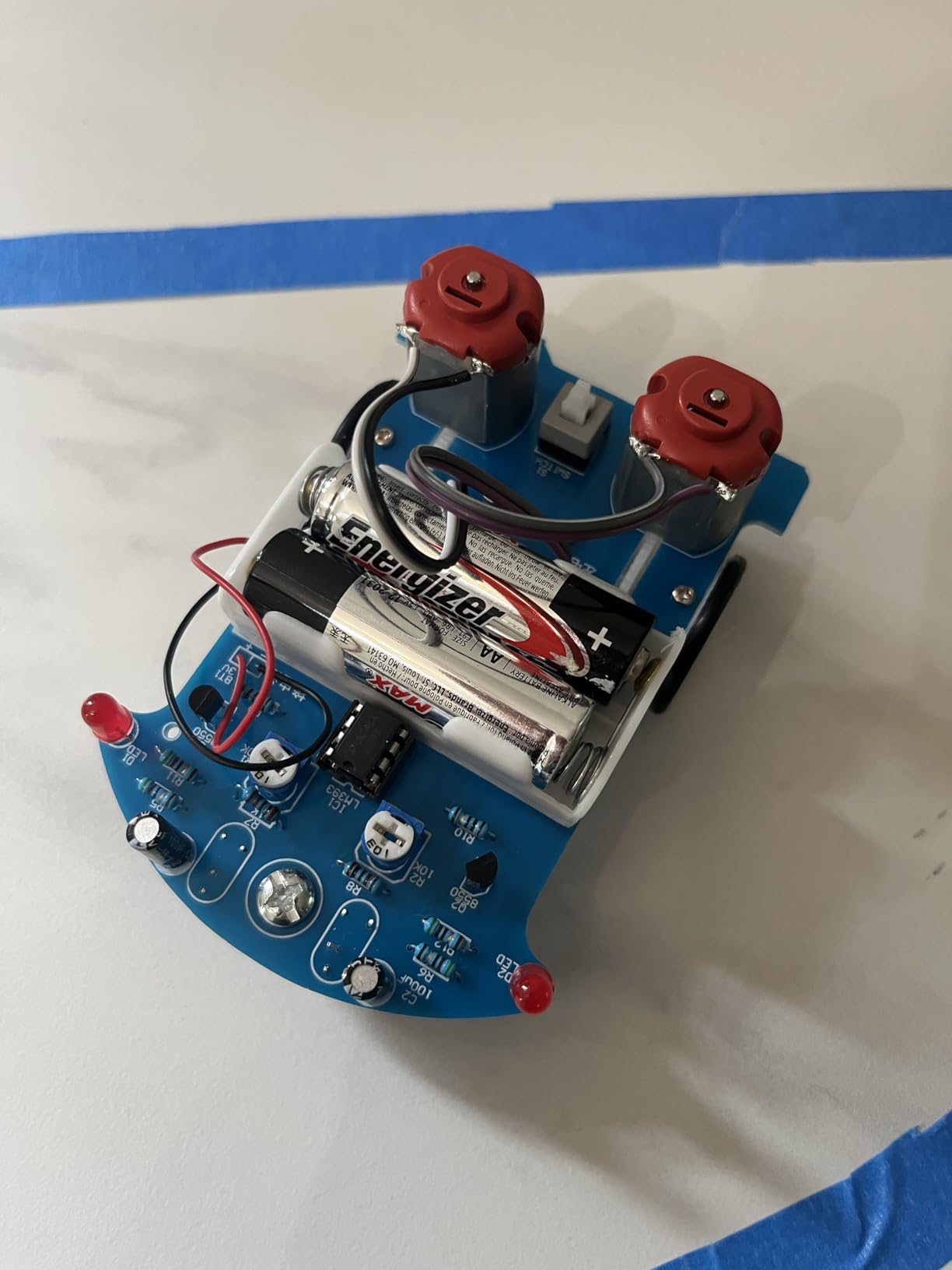 5 Pack D2-5 Smart Car Kit Soldering Project Line Following Robot for Fun Educational Electronic Learning Practicing with English Manual by VOGURTIME customer photo 1