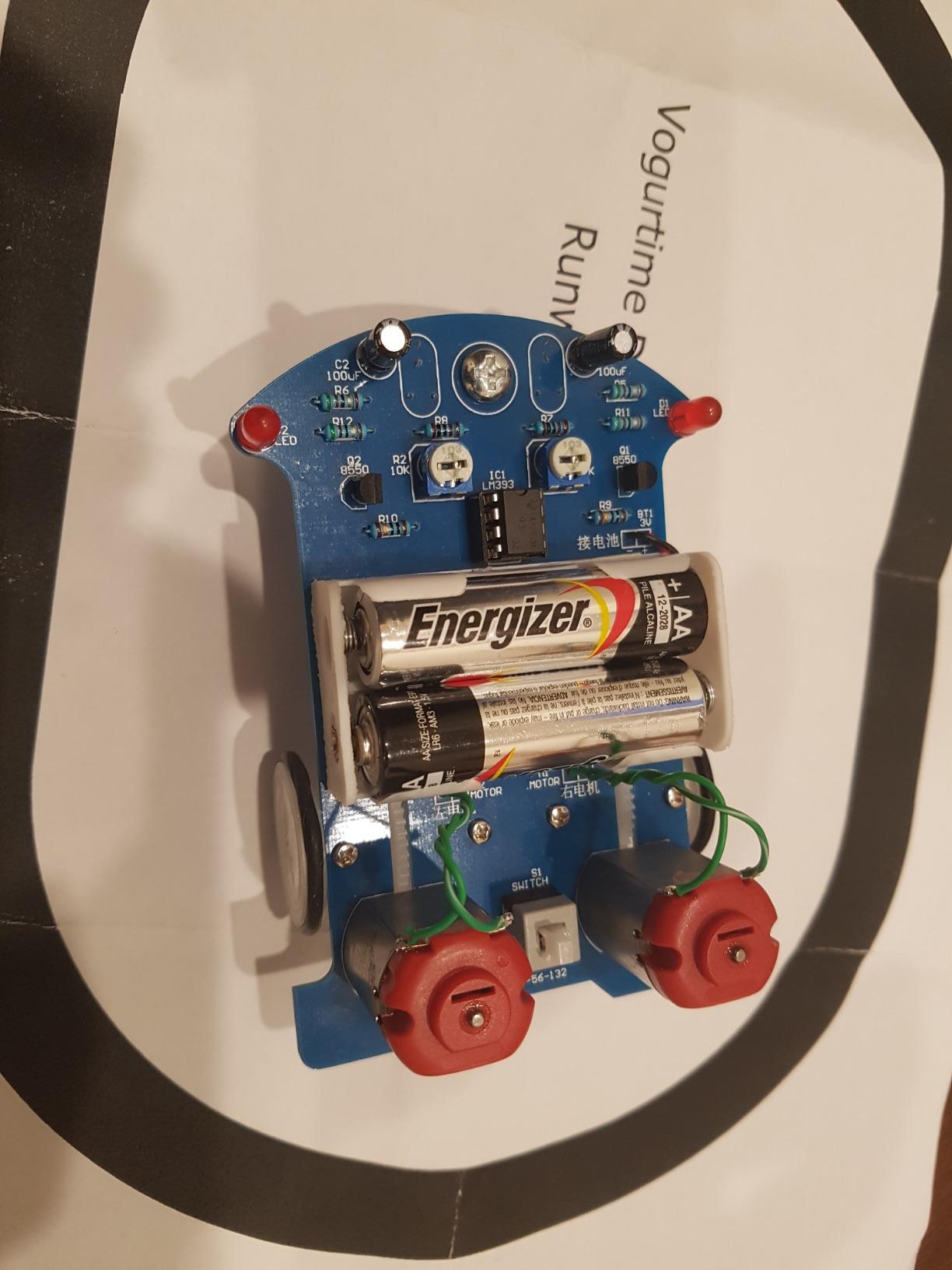 5 Pack D2-5 Smart Car Kit Soldering Project Line Following Robot for Fun Educational Electronic Learning Practicing with English Manual by VOGURTIME customer photo 2