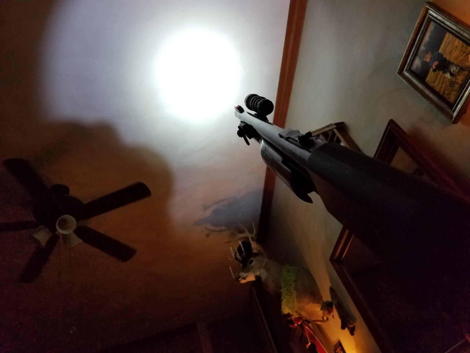 Feyachi Tactical Picatinny Flashlight Rifle Light Rail Mounted Flashlight | with Pressure Switch Rainproof and Shockproof 200m Beam 4H Runtime 1200 Lumens customer photo 2